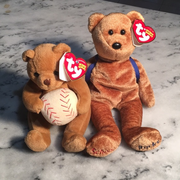 Two Ty Bears, Shortstop and ABC’s - Picture 1 of 7